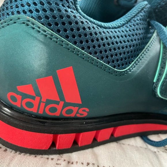 NEW - Size M5.5 - Adidas Powerlift Weightlifting Shoes - Blue/Aqua main image 5